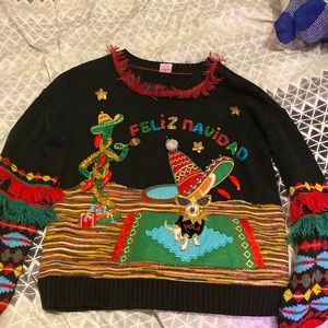 Christmas sweater ( wore once )